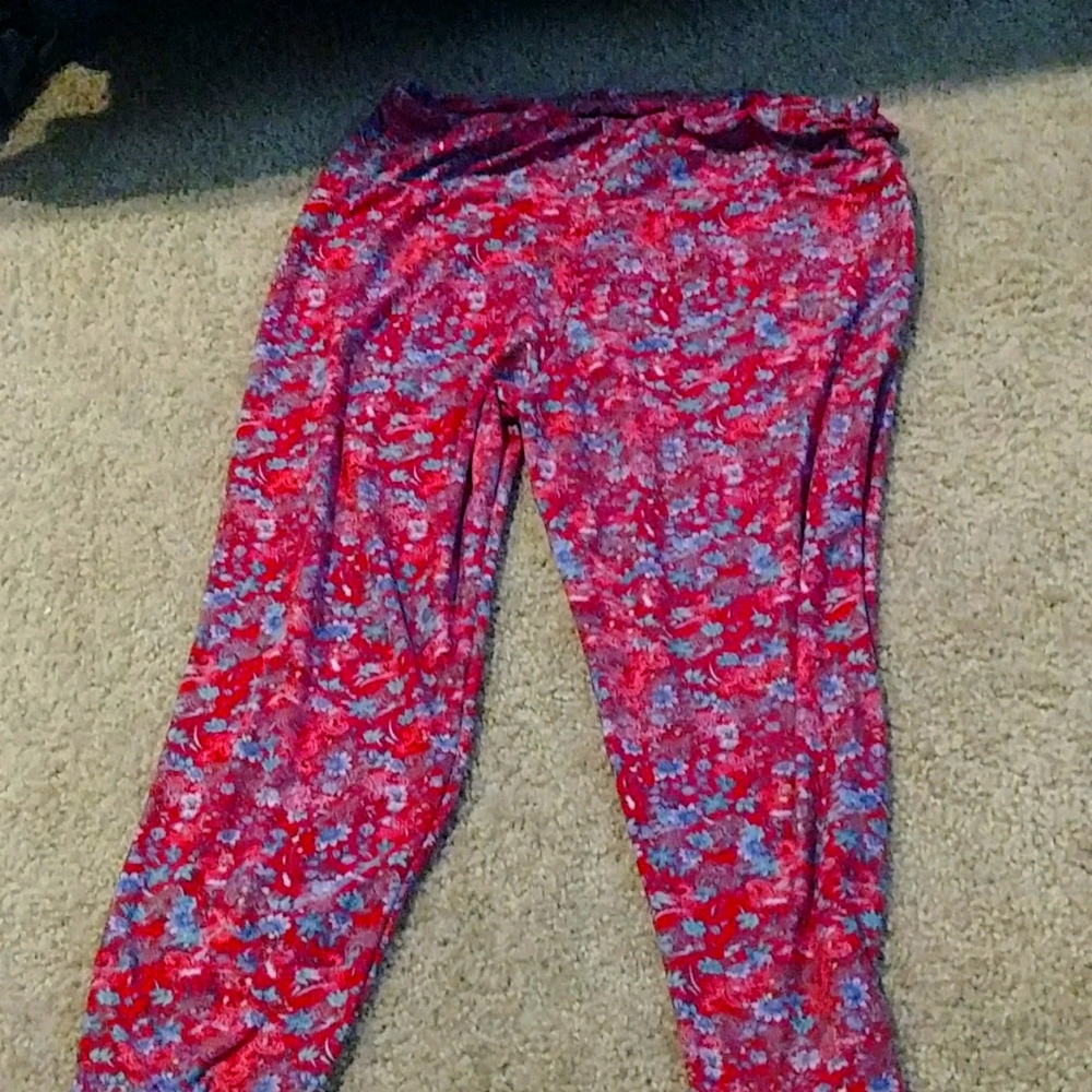 Floral Lularoe leggings
